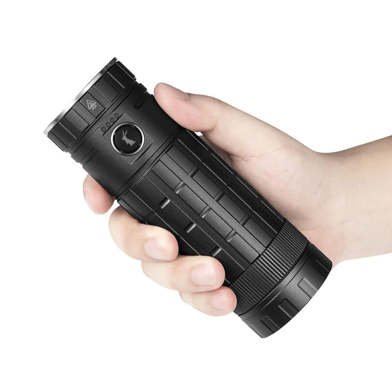 Lumintop DF2 SFT40 LED 1600LM 800M Thrower Powerbank Flashlight with 32000mAh 46950 Battery Dual USB-C Output Port, Type C Rechargeable Powerful LED Torch Outdoor Long Range Search Light — view 6