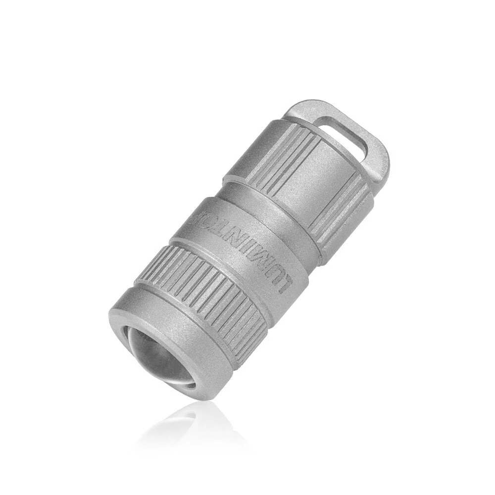 Lumintop EDC PIMI Titanium Protable Mini Keychain Flashlight with 10180 Battery USB Rechargeable Waterproof LED Keychain Light Outdoor EDC Tools — Lumintop