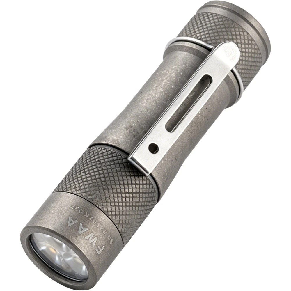 Lumintop FWAA 1600LM Titanium Stonewashed EDC Flashlight 14500 Three Beads Strong Light Mini LED Torch Waterproof EDC Tools — Lumintop