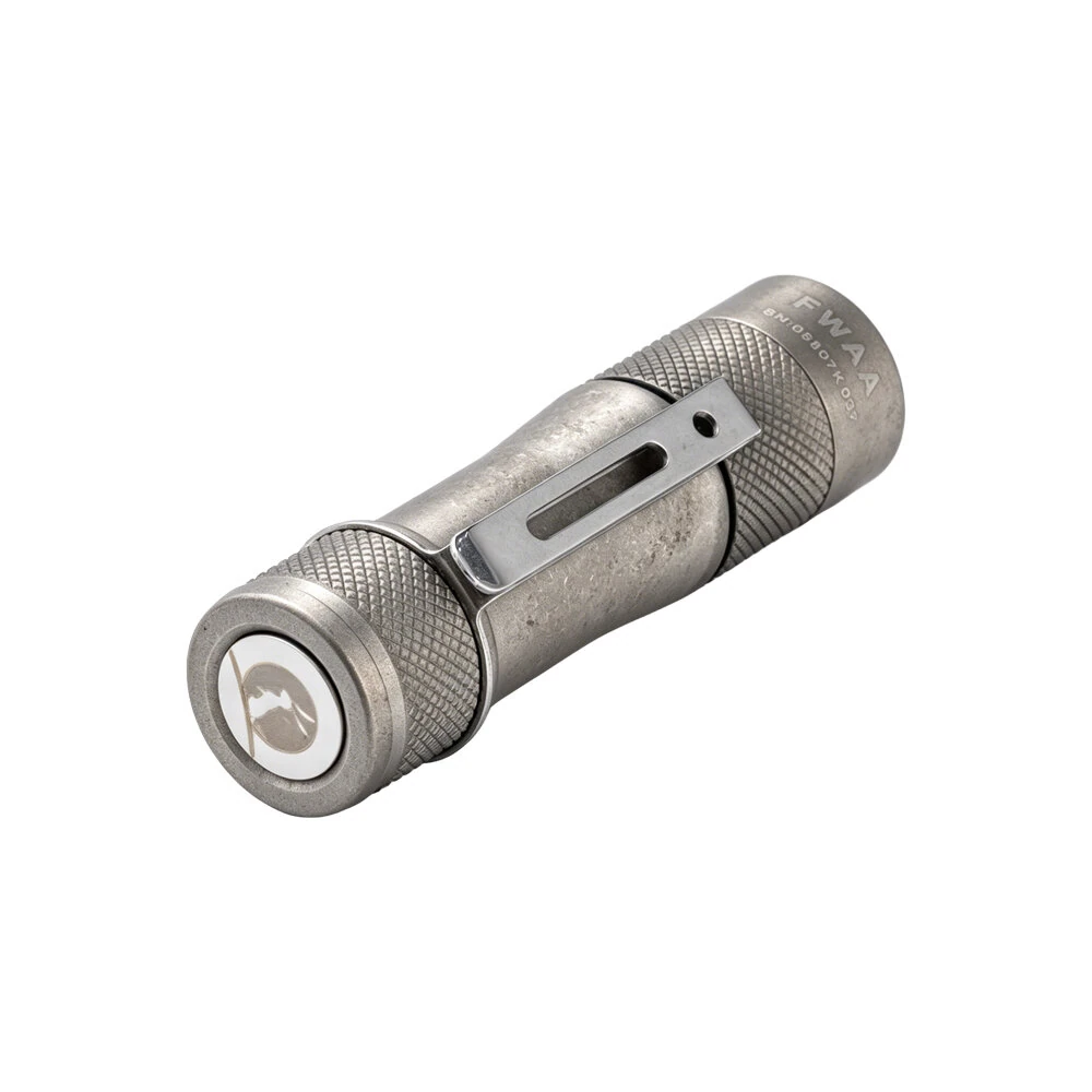 Lumintop FWAA 1600LM Titanium Stonewashed EDC Flashlight 14500 Three Beads Strong Light Mini LED Torch Waterproof EDC Tools — view 5