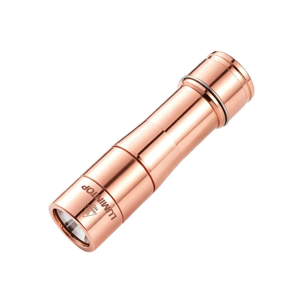 Lumintop FWAA Copper 1600LM EDC Flashlight 14500 Battery Three Light Beads Super Bright Waterproof Outdoor Portable Mini LED Torch — view 5