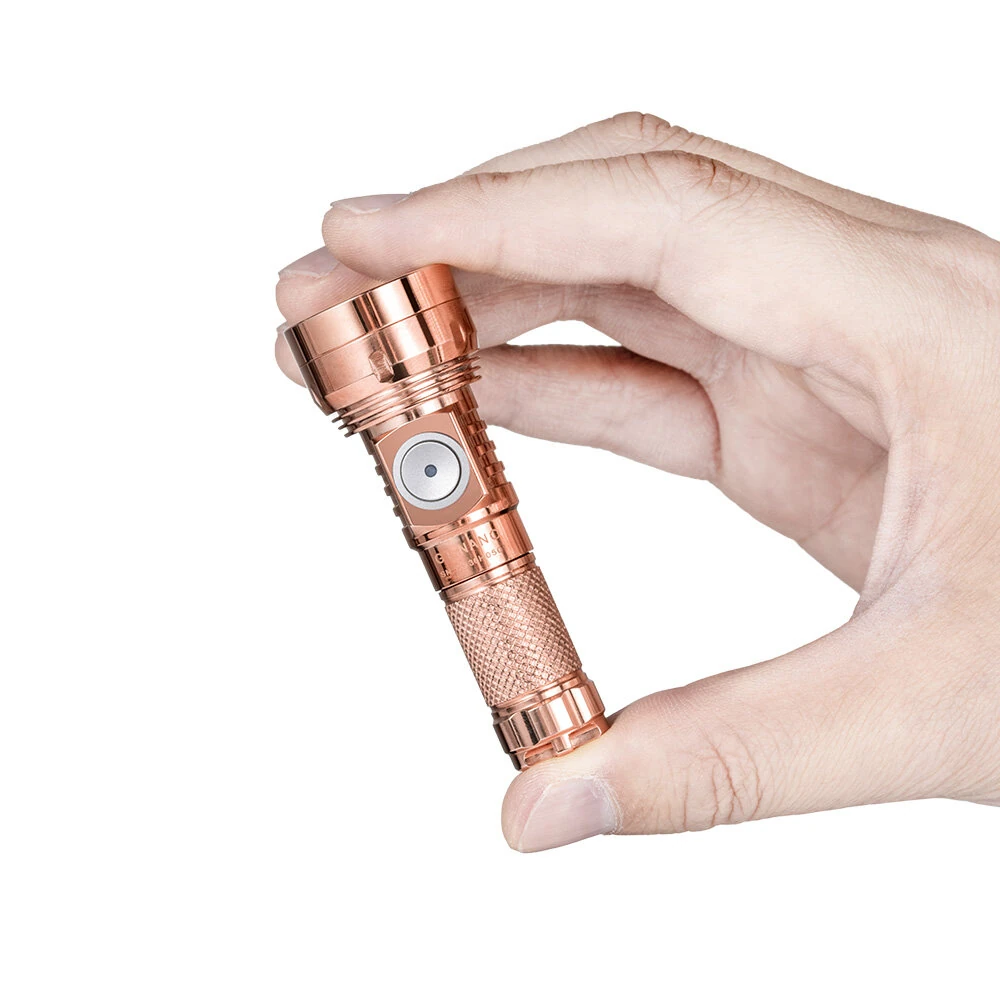 Lumintop GT NANO V3.0 700LM 400M Copper Thrower Flashlight Mini LED Keychain Light With 10280 Lithium Battery USB Type C Rechargeable Mini Torch Camping Lantern Outdoor Light — view 5