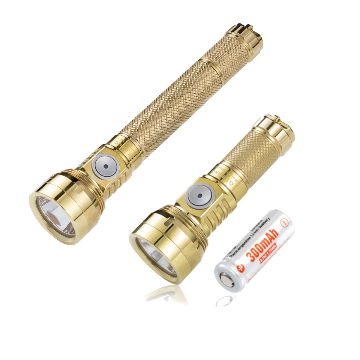 Lumintop GT NANO3.0 Brass 400M EDC Thrower Flashlight Support Extend Tube 700LM 10280/10750 Battery USB Rechargeable Camping Lantern Outdoor Light — view 11