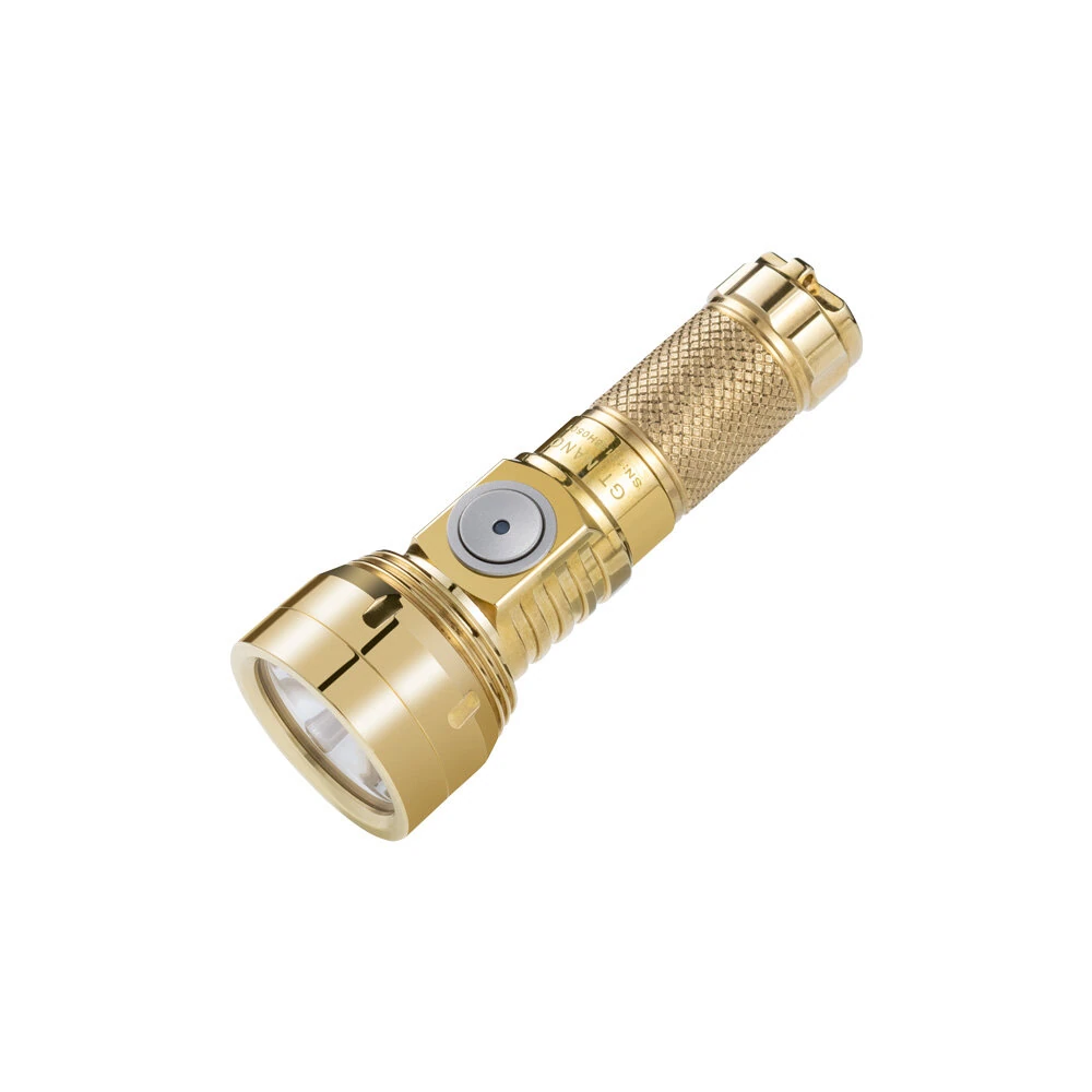 Lumintop GT NANO3.0 Brass 400M EDC Thrower Flashlight Support Extend Tube 700LM 10280/10750 Battery USB Rechargeable Camping Lantern Outdoor Light — view 2