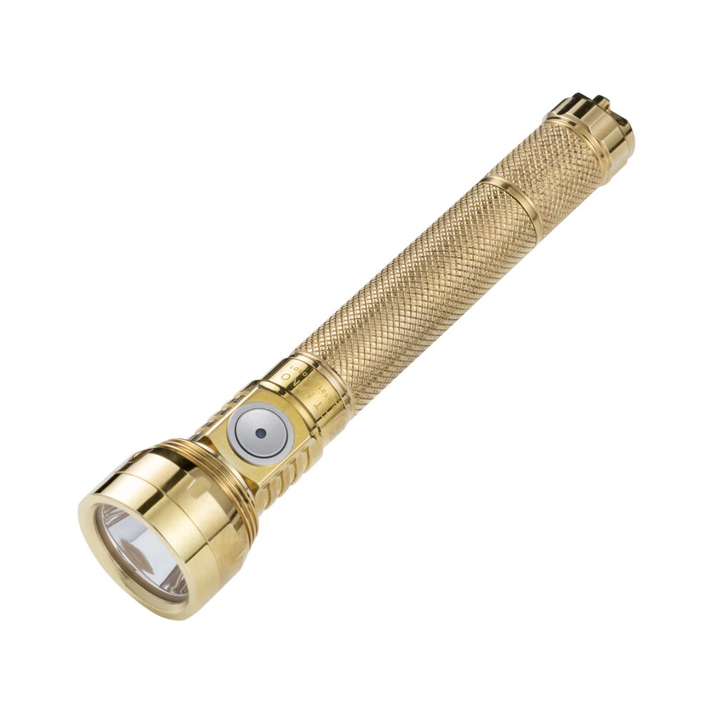 Lumintop GT NANO3.0 Brass 400M EDC Thrower Flashlight Support Extend Tube 700LM 10280/10750 Battery USB Rechargeable Camping Lantern Outdoor Light — view 7