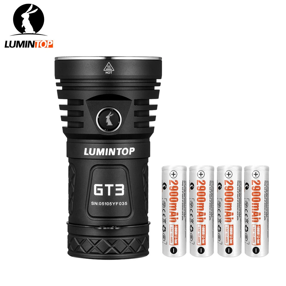 LUMINTOP GT3 3* XHP70.2 18000LM Strong 18650 Flashlight 585M Long Range Powerful Searchlight LED Torch — view 8
