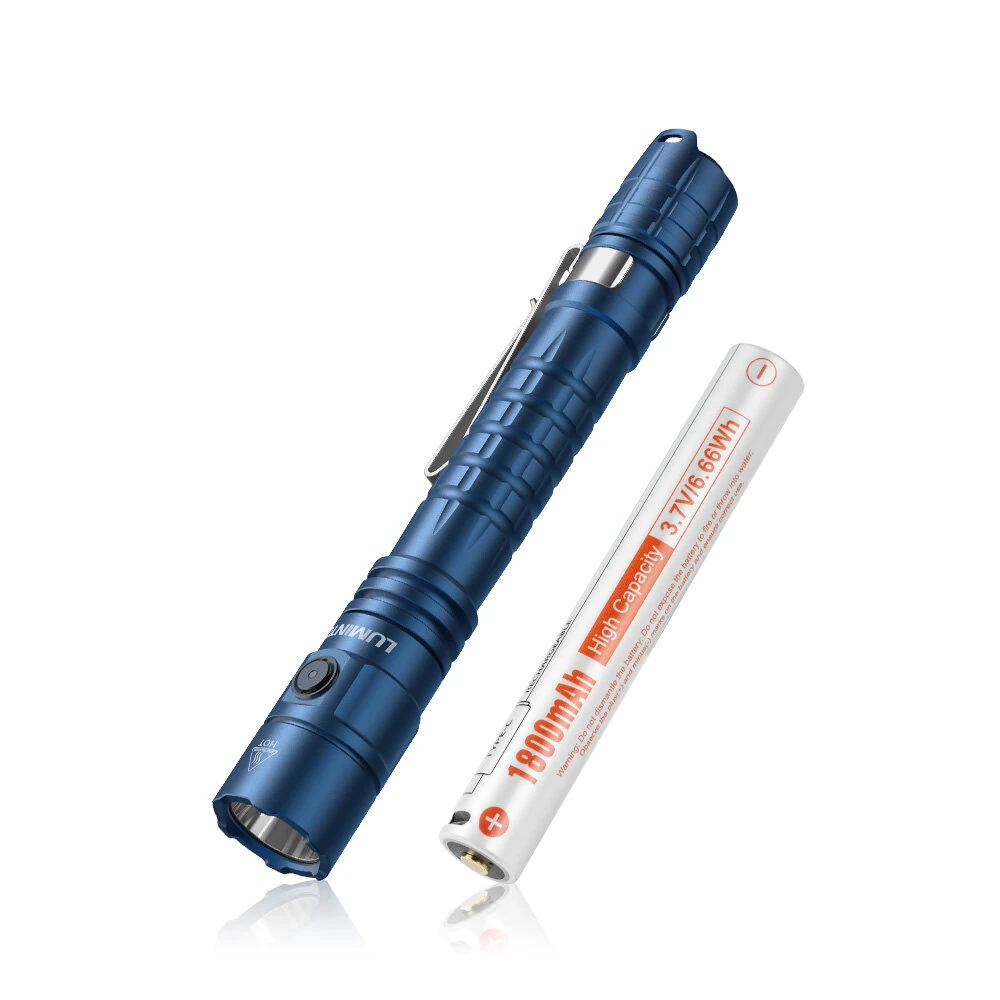 Lumintop P2A Tactical Penlight Dual-Mode 1200 Lumen EDC Flashlight 330 Meters USB TYPE C 14100/ 2* AA Battery Flashlight Portable EDC Flashlight — view 6