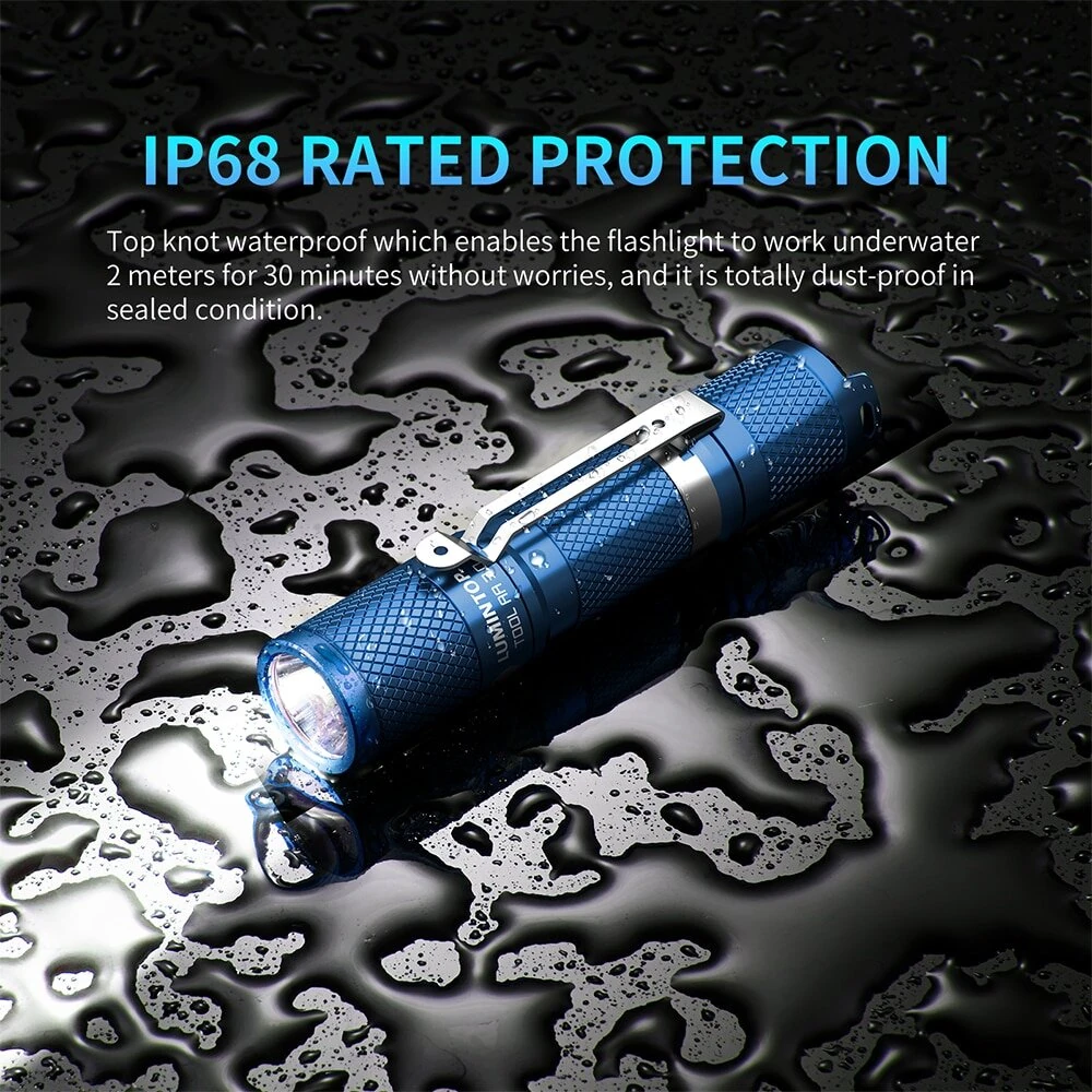 Lumintop Tool AA 3.0 900lm Mini Size LED Keychain Flashlight 14500 And AA Battery EDC Torch With Tail Switch Tactical Survival Tools — view 7