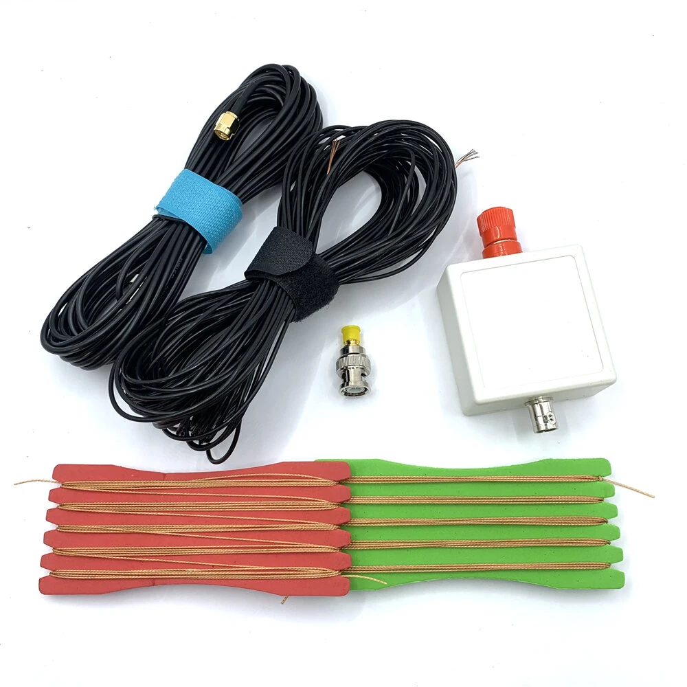 LW1650 Portable Shortwave Antenna Kit 1.6-50MHz Radio Tuner HAM 16.2M Insulated Copper Wire 9:1 Balun 6M Coaxial Cable SMA to BNC Adapter — view 3