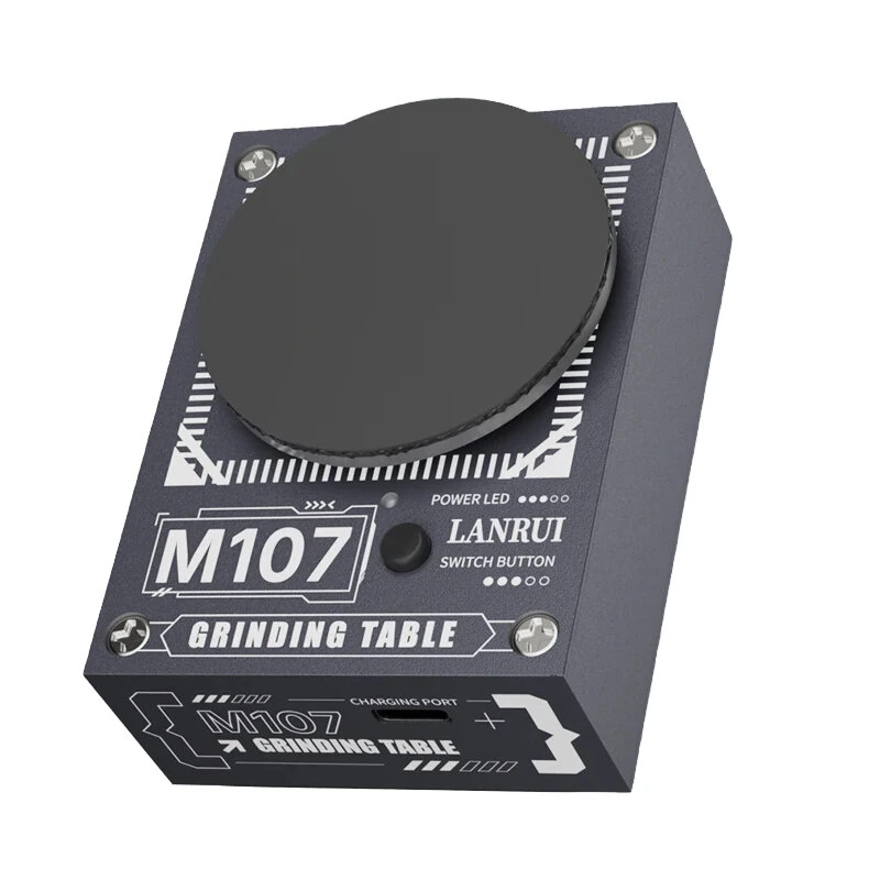 M107 Multi Function Grinder 6-Speed Control With 4 Interchangeable Abrasive Sheets Type-C Charging For Polishing Repairing Tweezers Pliers Blades — view 7