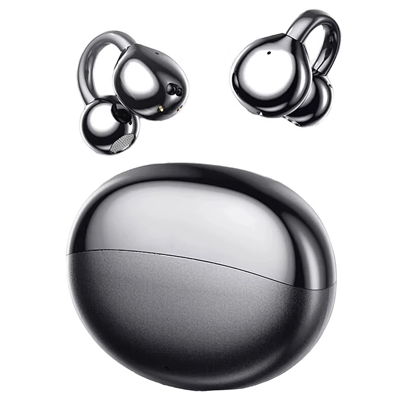 M110 OWS Earbuds bluetooth 5.4 Earphone Panoramic Surround Sound Directional Transmission HD Calling 60H Playback Smart Touch Control Open-ear Sports Earclips Headphones — Pricio