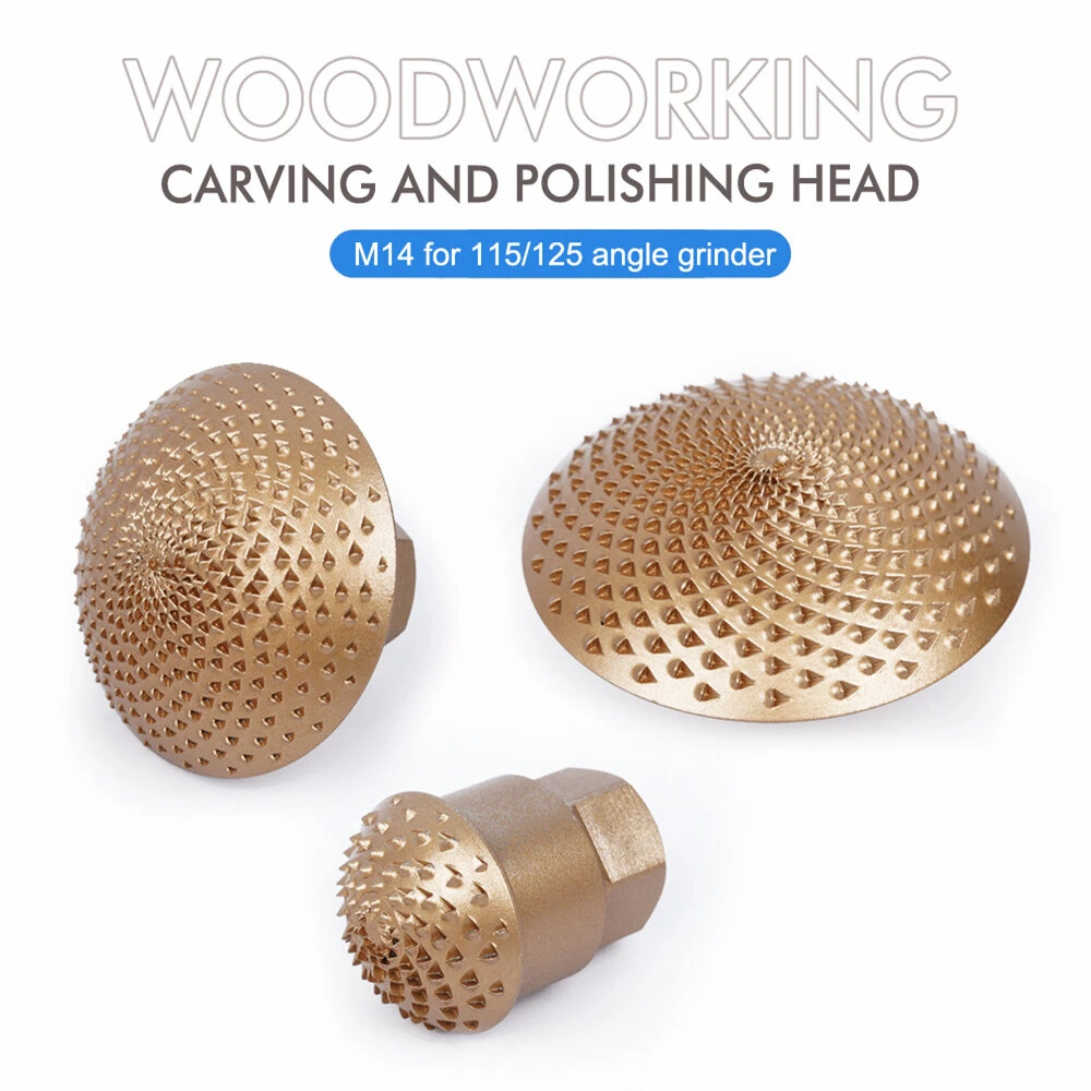M14 Arc-shaped Woodworking Grinding Head Wood Grinding Disc 30mm 50mm 70mm For 115/125 Angle Grinder Wood Polishing Tool — view 3