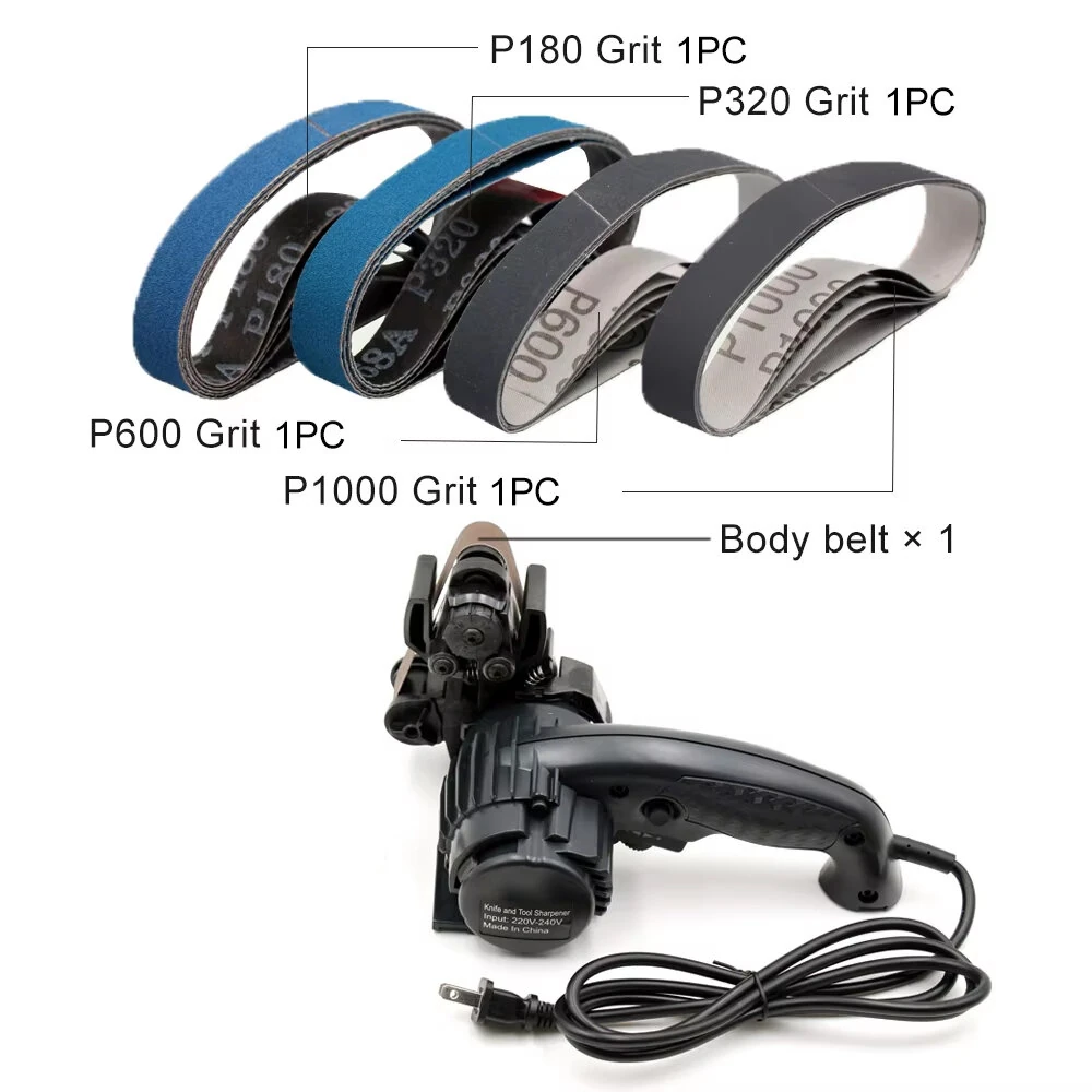 M2 Electric Knife Sharpener Professional Belt Sander with Adjustable Angle 15°-30° & Variable Speed for Kitchen Tools — view 6