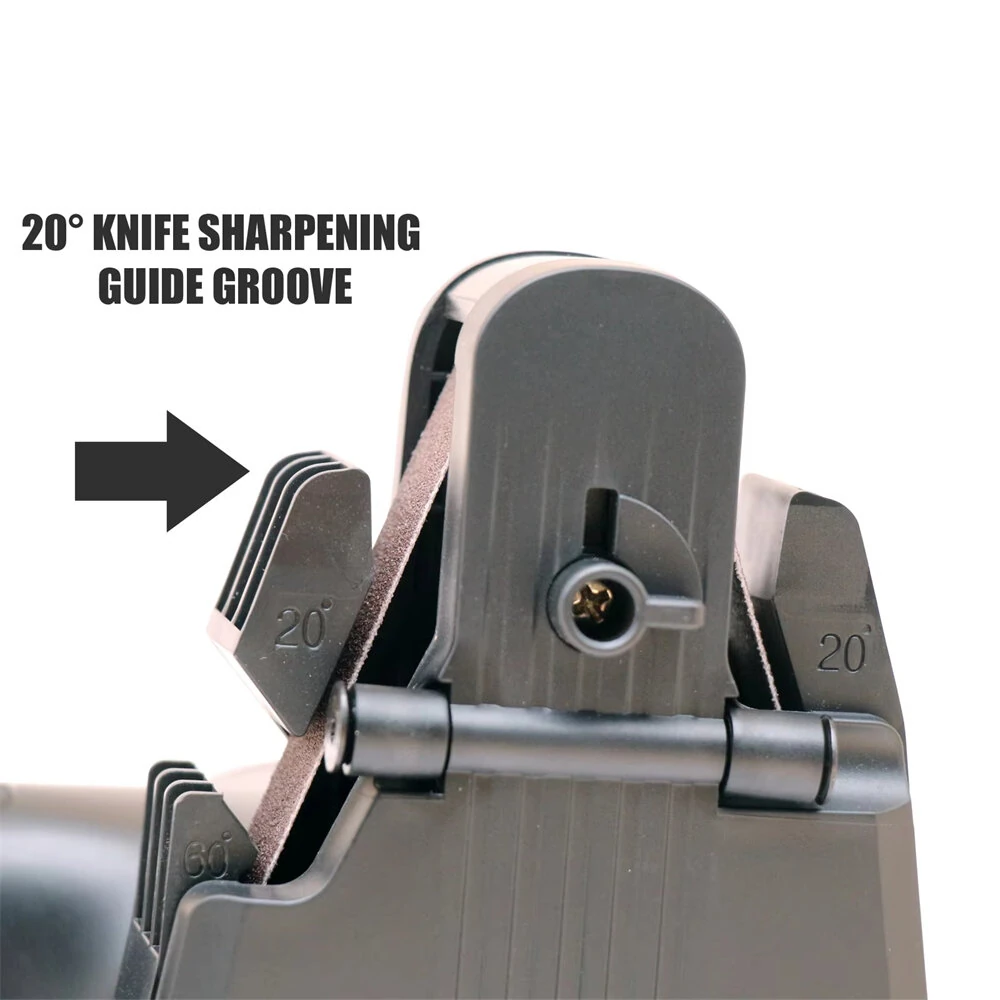 M3 Professional Electric Knife Sharpener 20°-60° Adjustable Angle Grinder For Kitchen Scissors With 4 Abrasive Belts — view 4