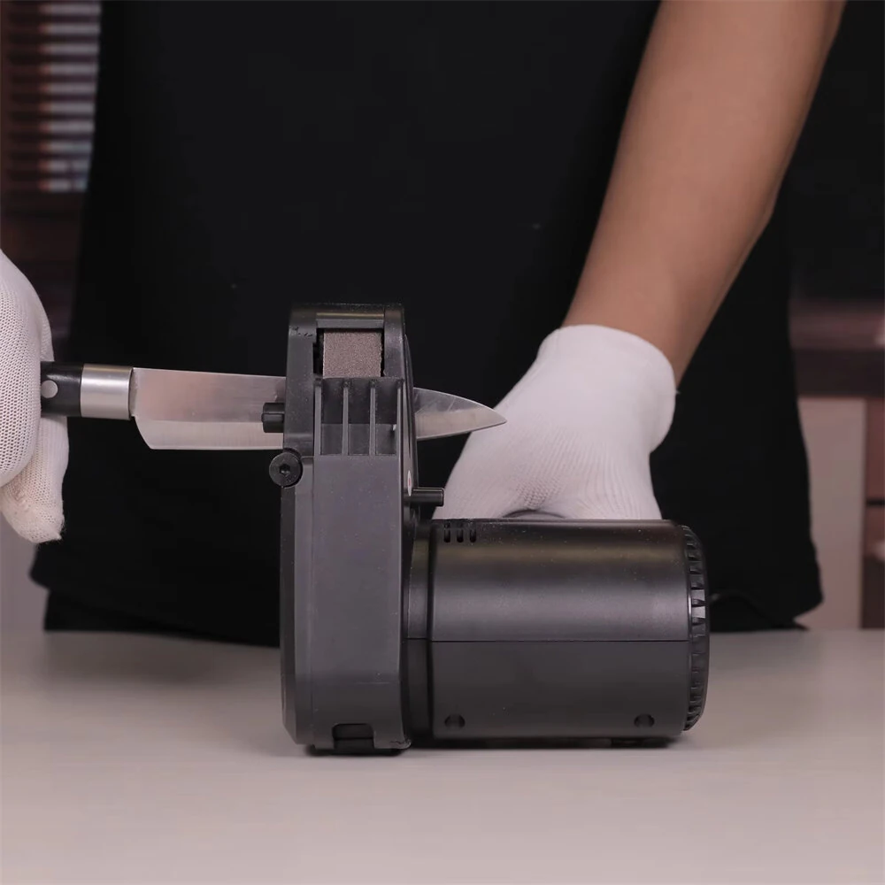 M3 Professional Electric Knife Sharpener 20°-60° Adjustable Angle Grinder For Kitchen Scissors With 4 Abrasive Belts — view 5