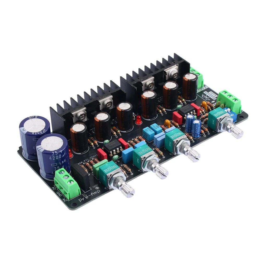 M4 Class A Parallel Preamplifier Board JRC5532 Dual AC 12V-15V High Fidelity Audio TL431 Bluetooth HiFi Stereo Amplifier — view 6