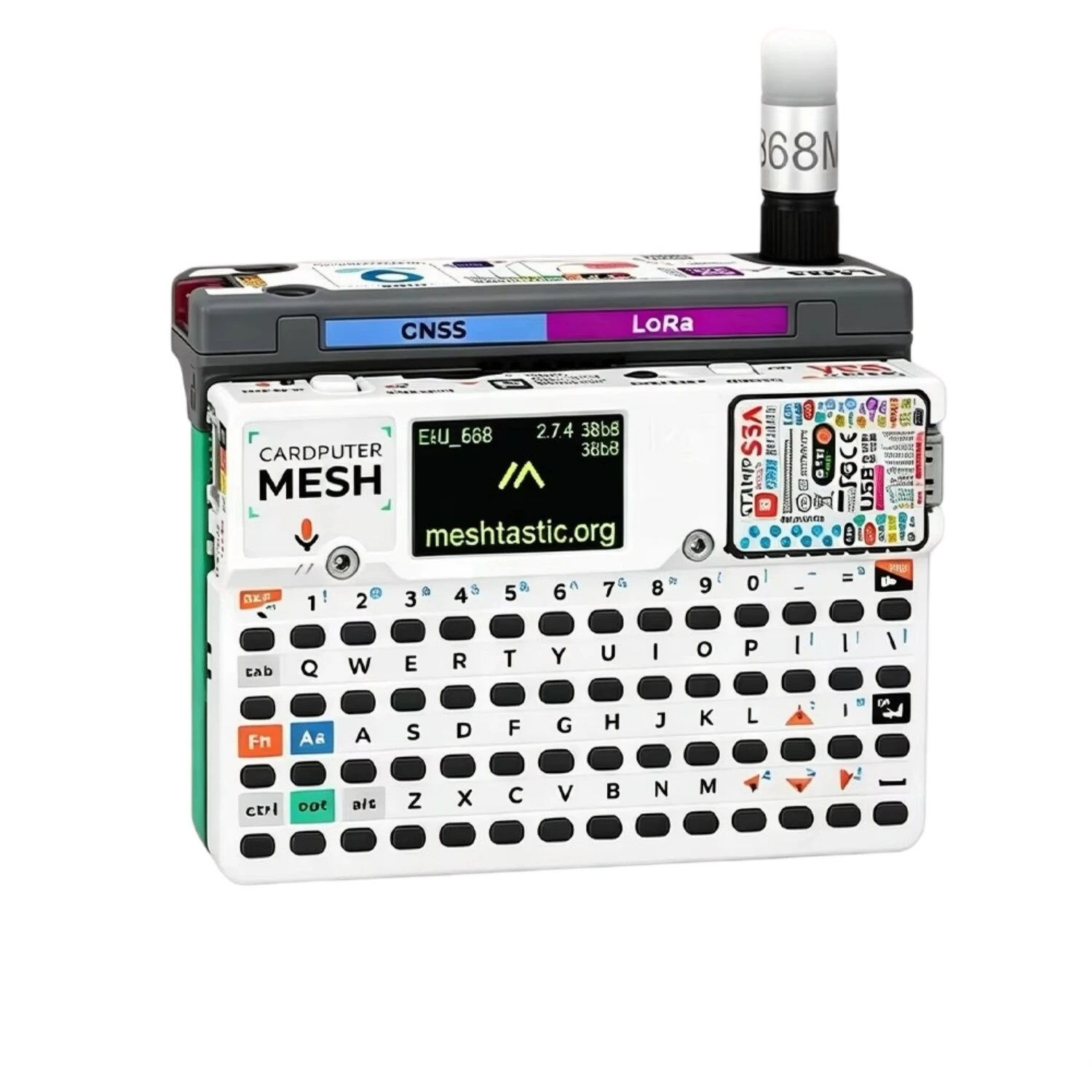 M5Stack Cardputer Mesh Kit for Meshtastic ESP32-S3 High Performance SX1262 LoRa 1.14 Inch IPS LCD GNSS GPS Audio I/O USB Development Module for Home Office