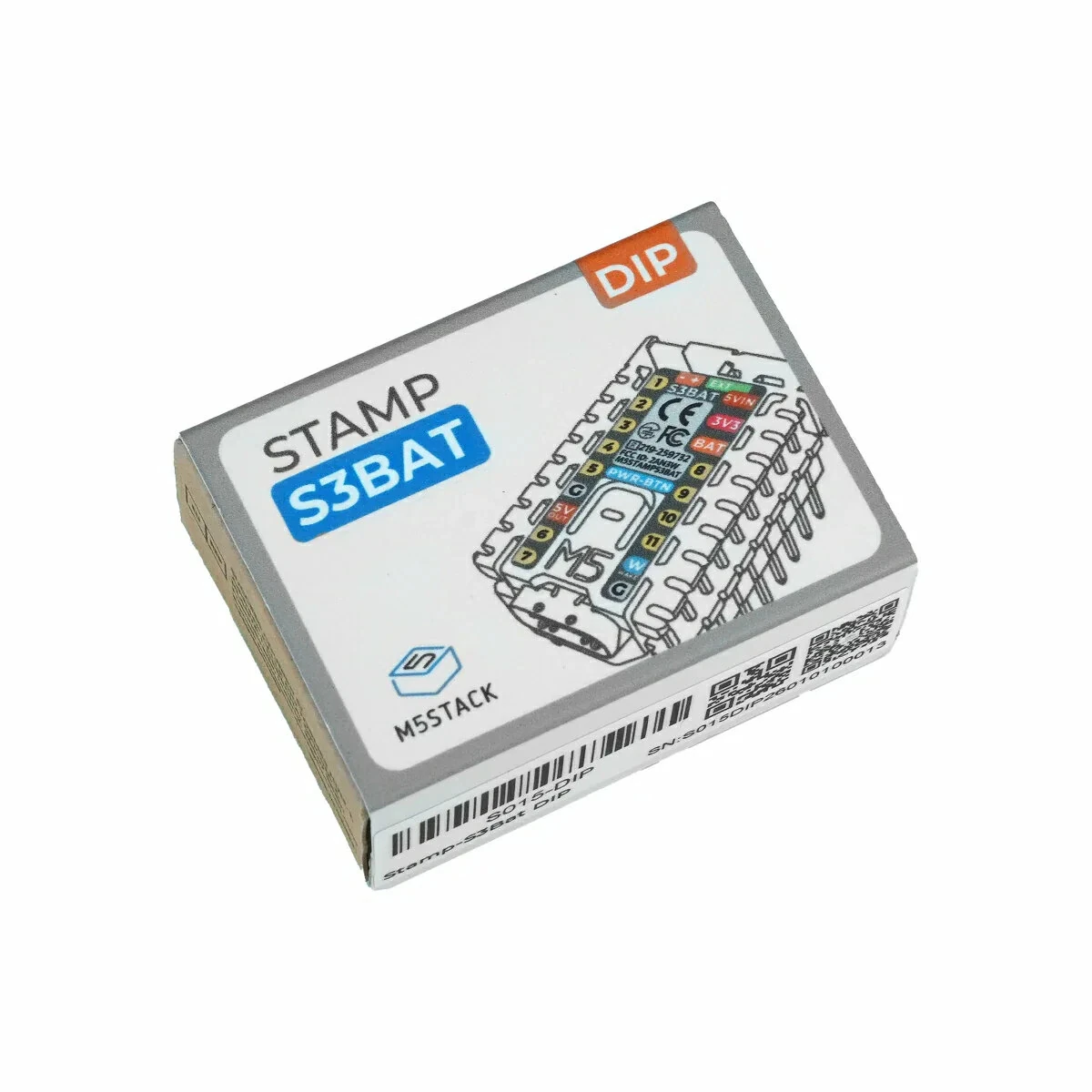 M5Stack M5StampS3 BAT Module ESP32-S3-PICO-1-N8R8 8MB Flash PSRAM 2.4GHz Wi-Fi Battery Power RGB LED with 2.54 Header Pin — view 6
