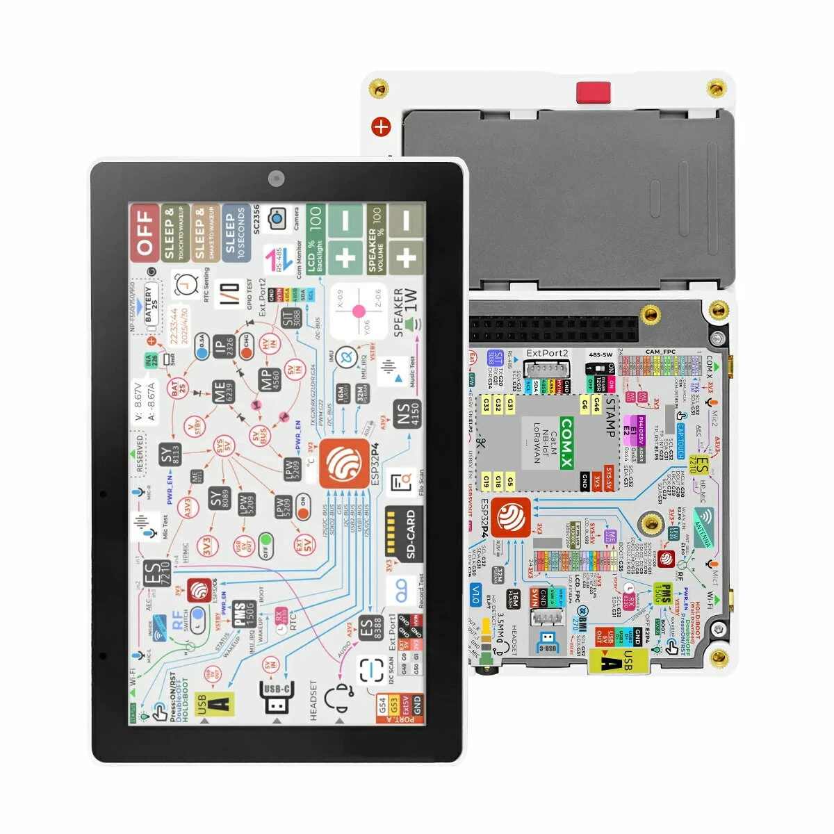 M5Stack TAB5 IoT Development Kit ESP32-P4 1280x720 IPS 5 Inch HD Touchscreen 2MP Camera Audio WIFI I/O Dev Module — image 1