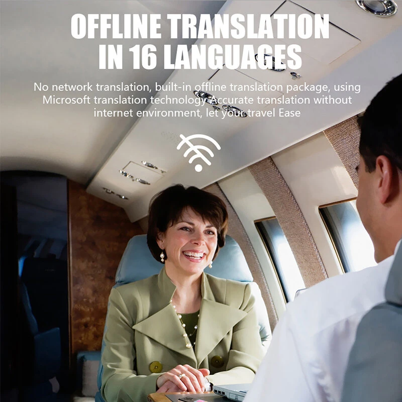 M9 Smart Audio Translator with 3-Inch Screen 137 Online Languages 16 Offline Languages Photo Translation WiFi Hotspot Two Way Conversation Real Time Voice Interpreter — view 2