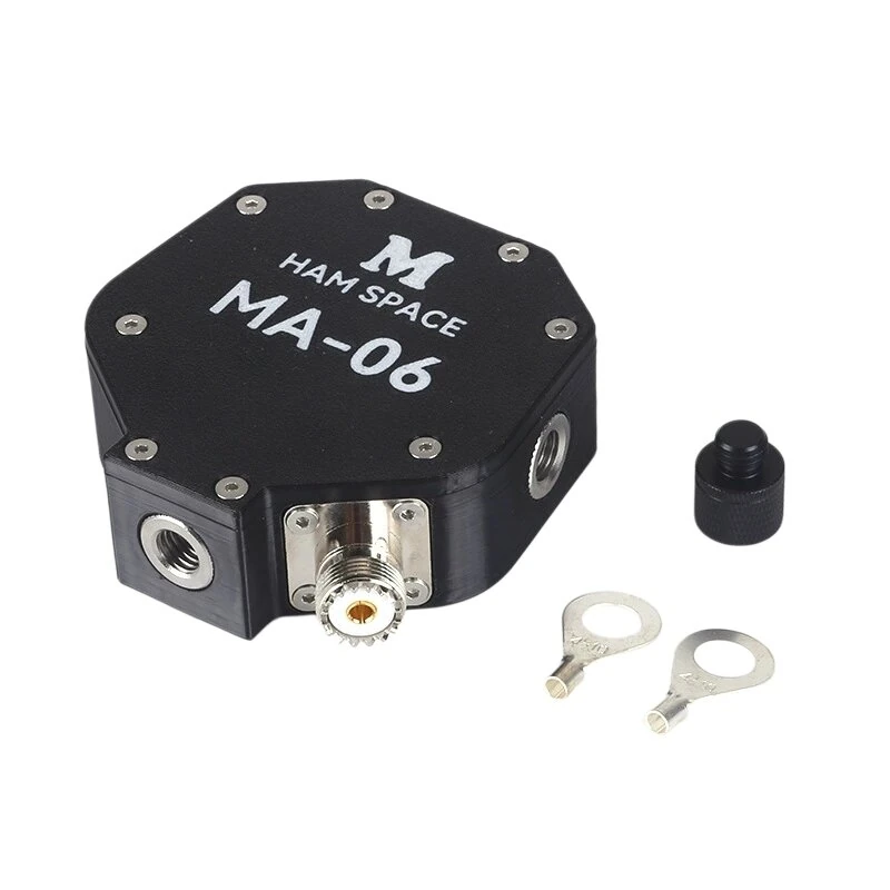 MA-06 Shortwave Antenna Base 100W High Power Built-In 1:1 Balun 3D-Printed ABS Portable Positive Vertical Horizontal Antenna Bracket for Outdoor Use — view 10