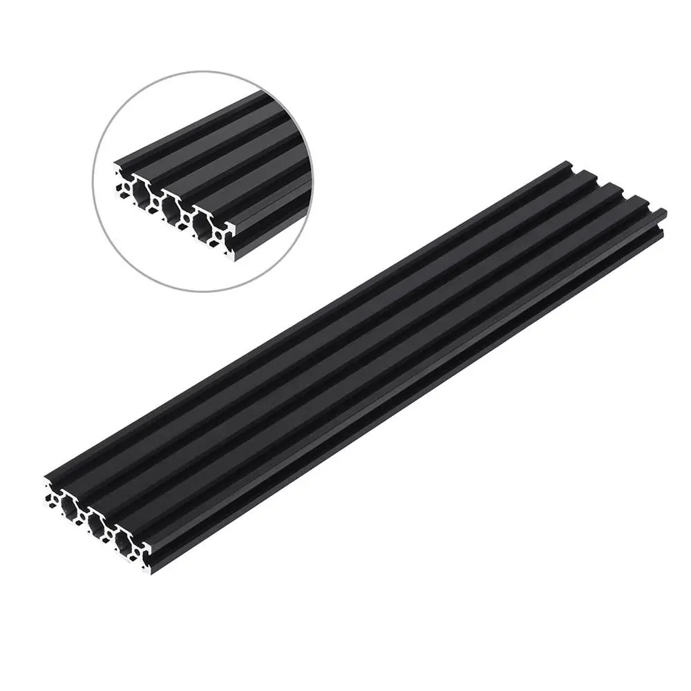Machifit 200-1000mm Black 2080 V-Slot Aluminum Profile Extrusion frame for CNC Laser Engraving Machine, 3D Printers, Camera Sliders, Robotics, Furniture, Woodworking DIY and Much More