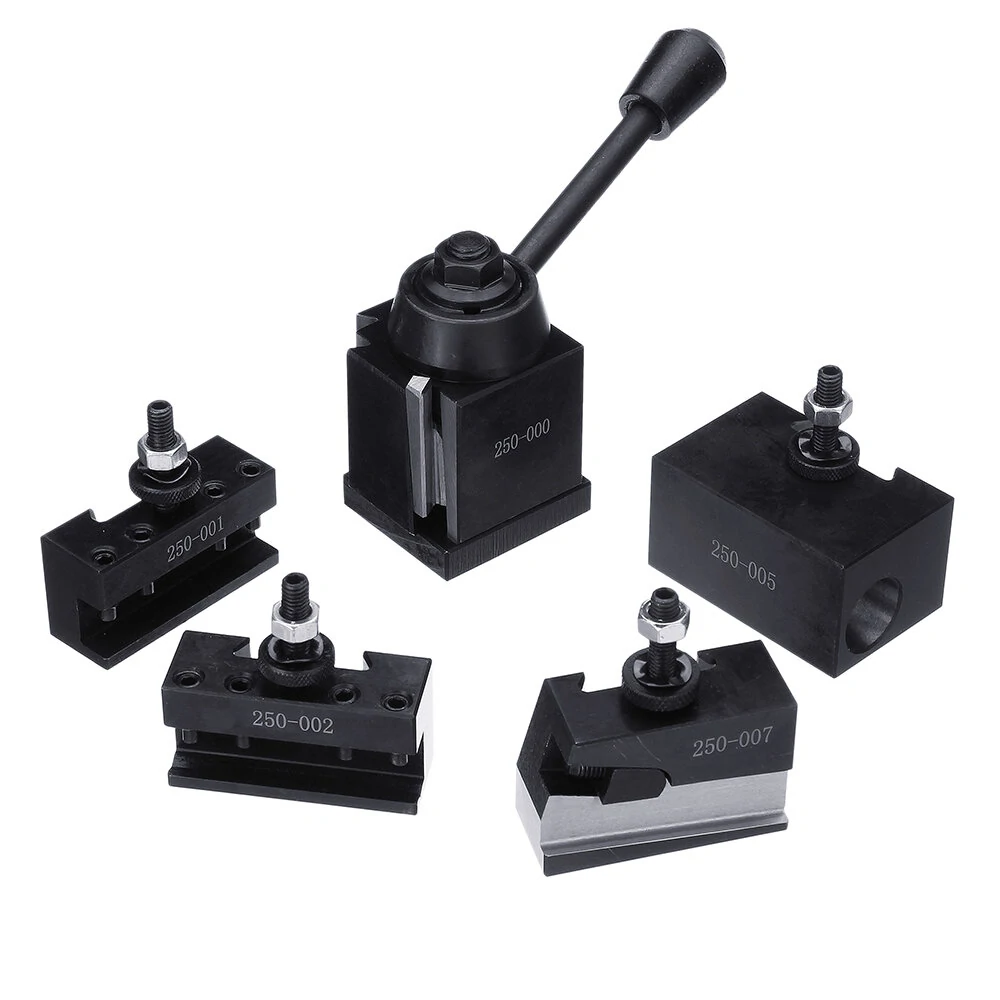 Machifit DMC-250-000 Cuniform GIB Type Quick Change Tools Kit Tool Post 250 001-010 Tool Holder for Lathe Tools — view 2
