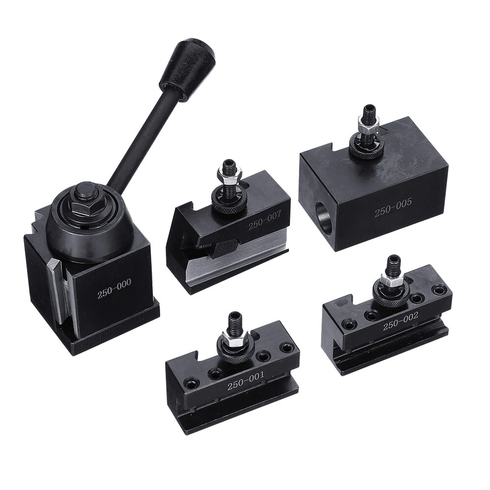 Machifit DMC-250-000 Cuniform GIB Type Quick Change Tools Kit Tool Post 250 001-010 Tool Holder for Lathe Tools — view 3