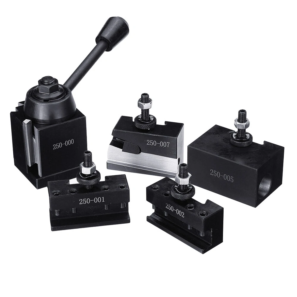 Machifit DMC-250-000 Cuniform GIB Type Quick Change Tools Kit Tool Post 250 001-010 Tool Holder for Lathe Tools — view 4