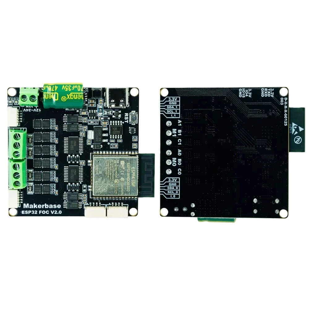 MakerbaseMKS ESP32 FOC Brushless Motor Driver Board Dual-Channel Current Loop Open Source Wireless Controller Module — view 3