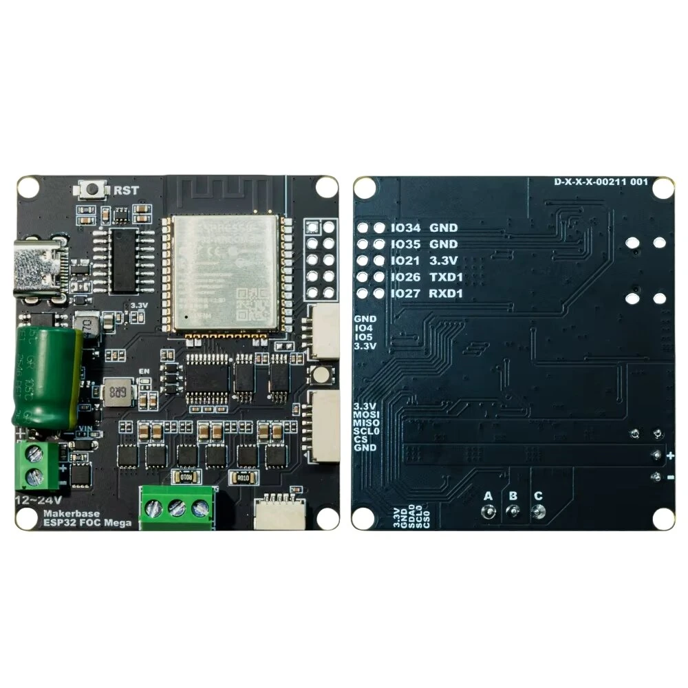MakerbaseMKS ESP32 FOC Brushless Motor Driver Board Dual-Channel Current Loop Open Source Wireless Controller Module — view 4