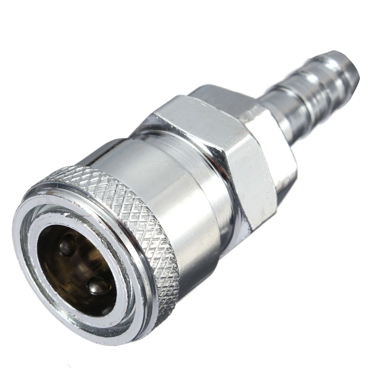 Male Female 8mm Gas Hose Copper Nozzle Quick Release Connector Caravan BBQ SH+PH — view 3