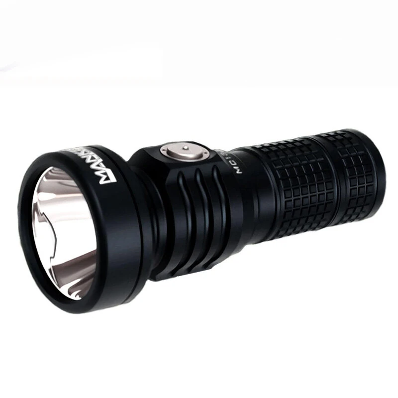 Manker MC13 II SE 4500LM High Lumens Rechargeable Flashlights 665 Meters Super Bright Magnetic LED Torch 18350/18650 Battery Convertible Extendable Body Design for Emergencies Camping Searching — Manker