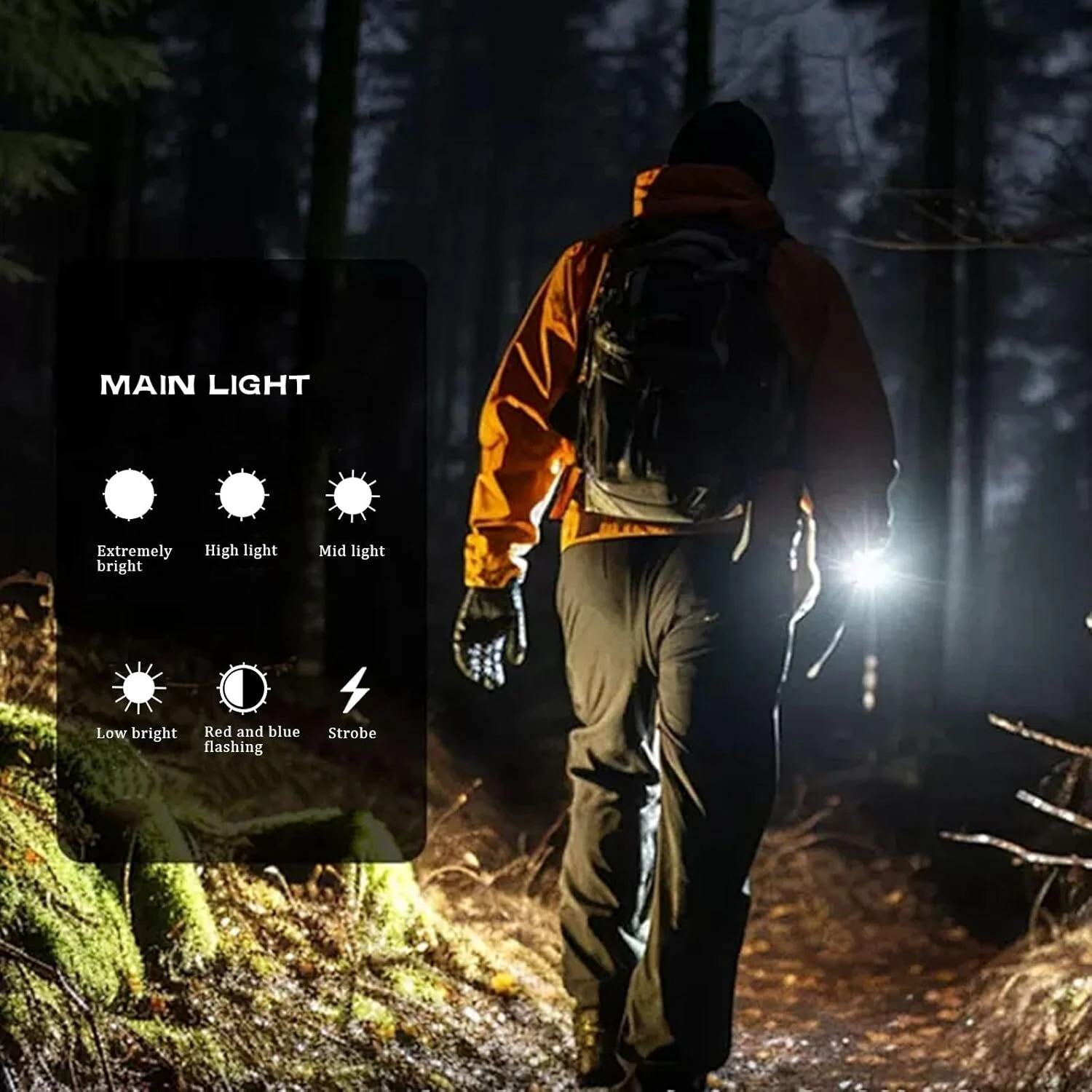 Manker MC13 II SE 4500LM High Lumens Rechargeable Flashlights 665 Meters Super Bright Magnetic LED Torch 18350/18650 Battery Convertible Extendable Body Design for Emergencies Camping Searching — view 4