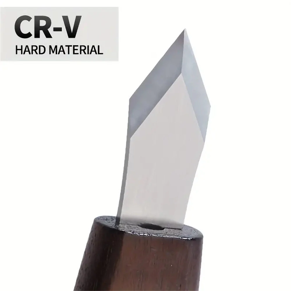 Marking Knife Double Bevel Striking Knife With CR-V Sharp Blade Wooden Handle For Woodworking Carving And Marking — view 11