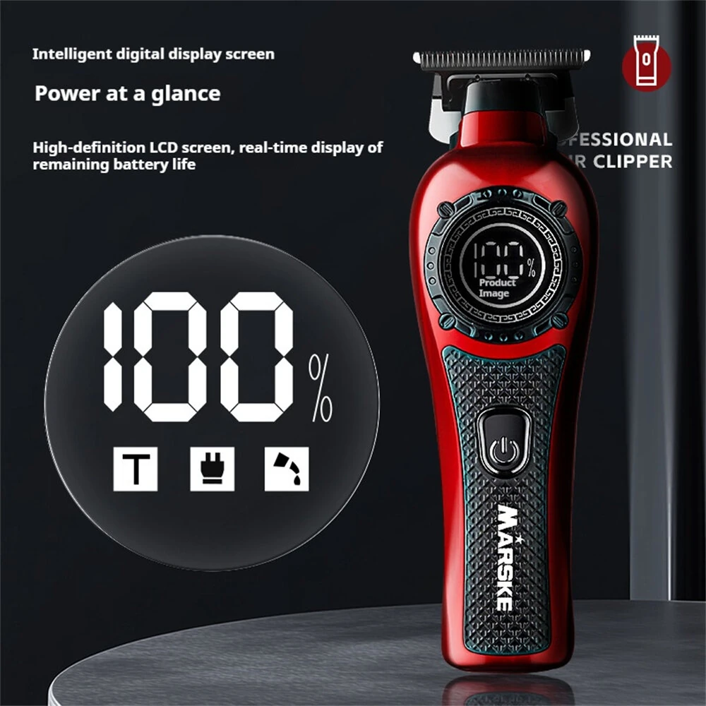MARSKE MS-5065 Professional Hair Clipper Kit High-Speed Motor LED Display Low Noise  USB Rechargeable Long Battery Life Styling Tool — view 2