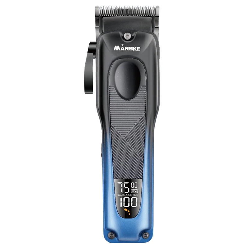 MARSKE MS-5082 Professional Electric Hair Clipper 5W 7500RPM 2500mAh USB Rechargeable Mens Beard Trimmer with LED Digital Display Stainless Steel Trimmer Salon Kit — view 9