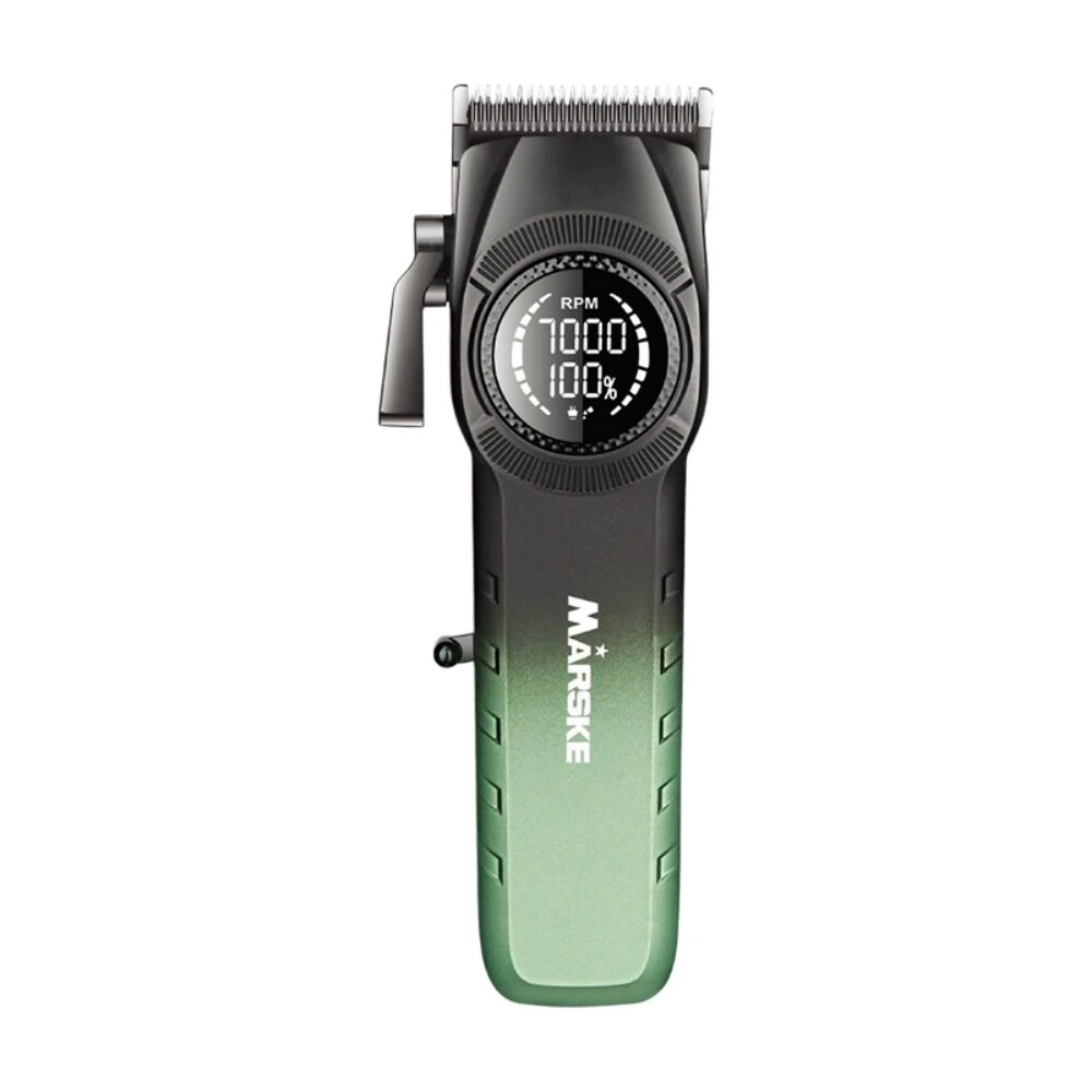 MARSKE MS-5089 Professional Hair Clipper 7000RPM High Speed 180 Mins Runtime 4 Gears Lever Adjustable 2000mAh Long Battery Rechargeable Hair Trimmer with LED Digital Display for Home Salon Use — view 8