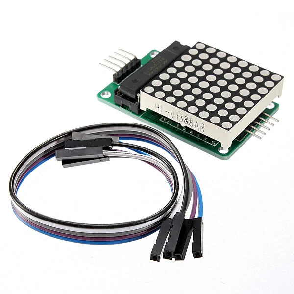 MAX7219 Dot Matrix MCU LED Display Control Module Kit With Dupont Cable Geekcrei — MAX7219