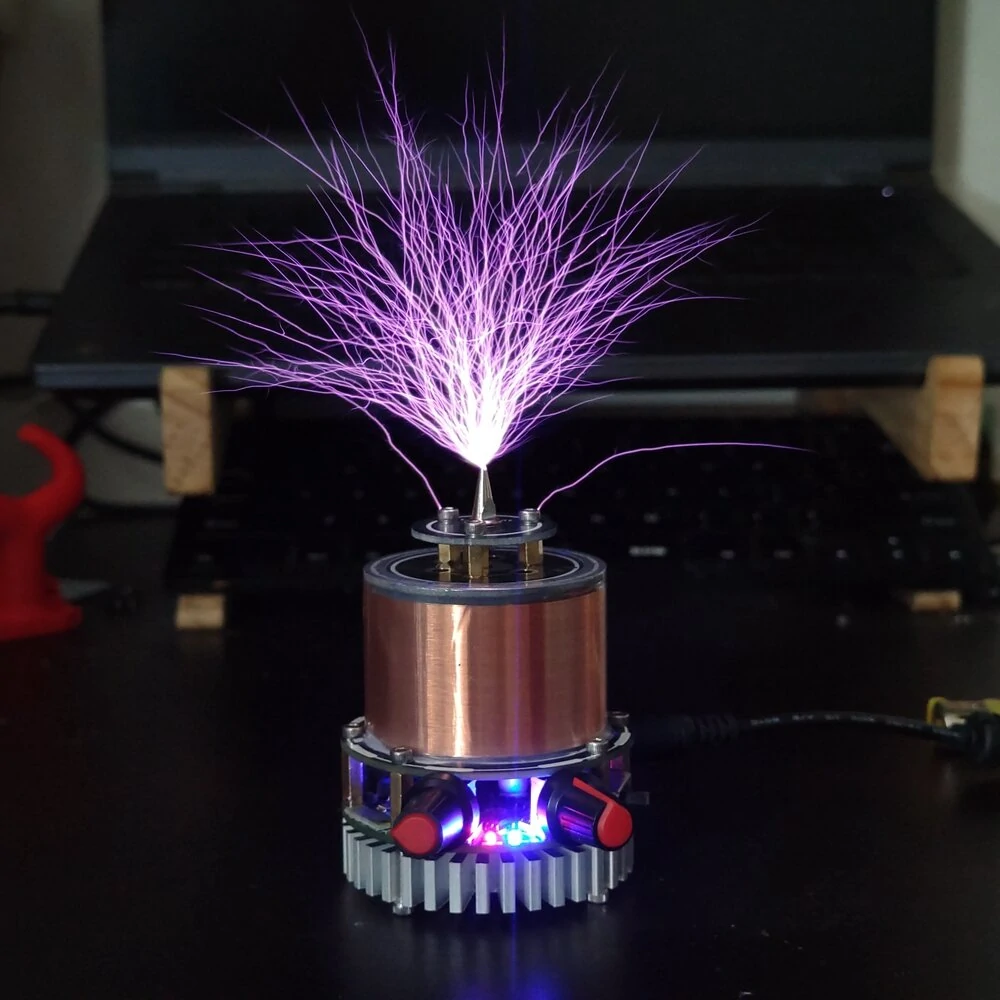 Maxgeek SSTC Mini Tesla Coil Music Double Class-E Solid State Tesla Coil Artificial Teaching Tool — view 4