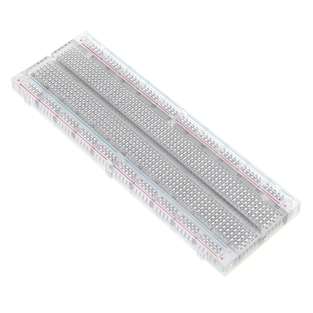 MB-102 MB102 Transparent Breadboard 830 Point Solderless PCB Bread Board Test Develop DIY — view 6