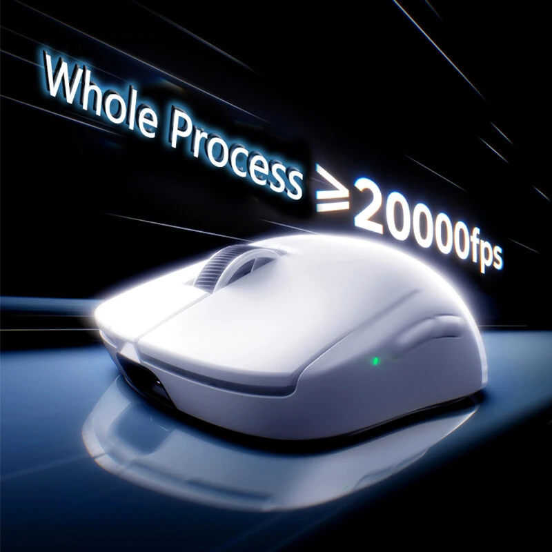 MCHOSE A7V3 Ultra+ Wireless Gaming Mouse Tri-mode PAW3955 Ti Sensor 8K Polling Rate 59g Ultra Lightweight 50000 DPI Ergonomic Gamer Mice — view 2