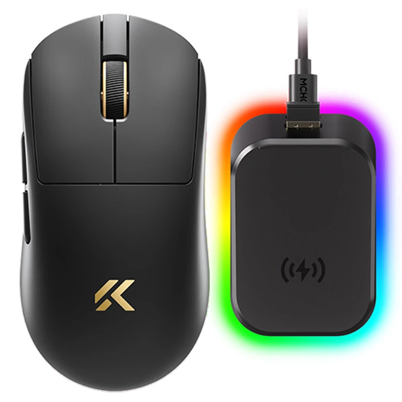 MCHOSE A7V3 Ultra+ Wireless Gaming Mouse Tri-mode PAW3955 Ti Sensor 8K Polling Rate 59g Ultra Lightweight 50000 DPI Ergonomic Gamer Mice — view 7