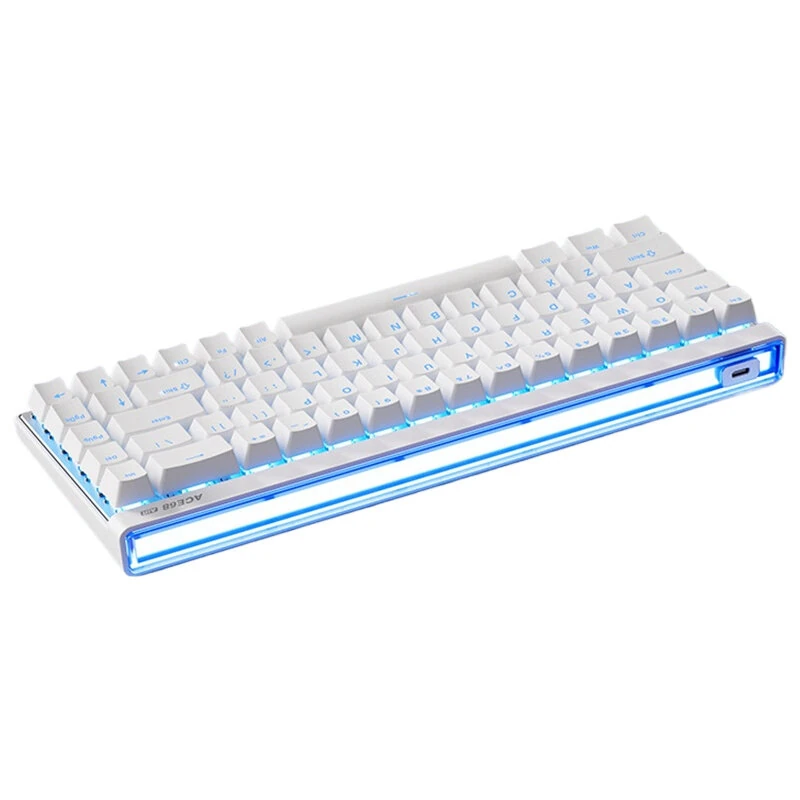 MCHOSE Ace 68 Air Magnetic Switch Mechanical Keyboard with RGB Light Box 8K Polling Rate 256K Scan Rate 0.08ms Latency Adaptive Calibration Wired Gaming Keyboards — MCHOSE