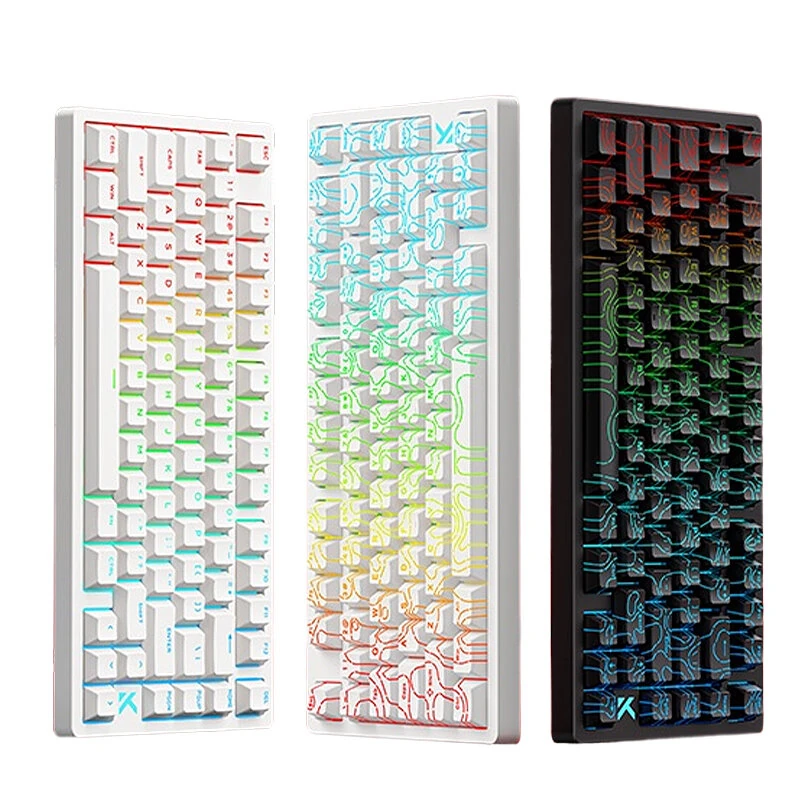 MCHOSE Jet 75 Hall Effect Magnetic Switch Mechanical Keyboard 80 keys RGB Gasket Structure 8K Polling Rate 0.1ms Ultra-Low Latency Wired Custom Gaming Keyboard — MCHOSE