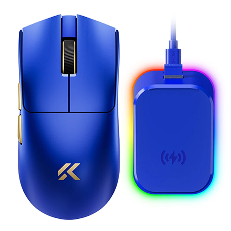 MCHOSE K7 V2 Ultra+ Tri-mode Gaming Mouse PAW3955 TI Sensor 50000DPI Dual 8K Return Rate 2.4G/Wired/bluetooth 59g Lightweight E-sport Gamer Mice Mouse — view 5