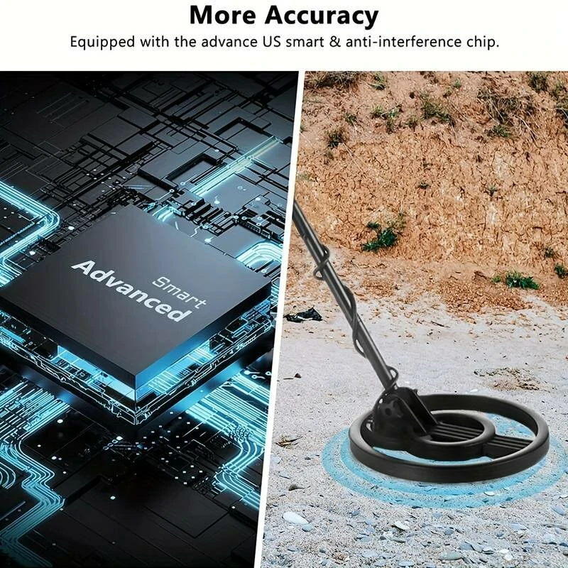 MD-4070 Beach Treasure Finder Handheld Underground Metal Detector High Sensitivity Metal Detector Mainly Used For Children And Adults For 5 Inch Deep Coin Size Objects And 3 Feet Deep Larger Objects — view 4