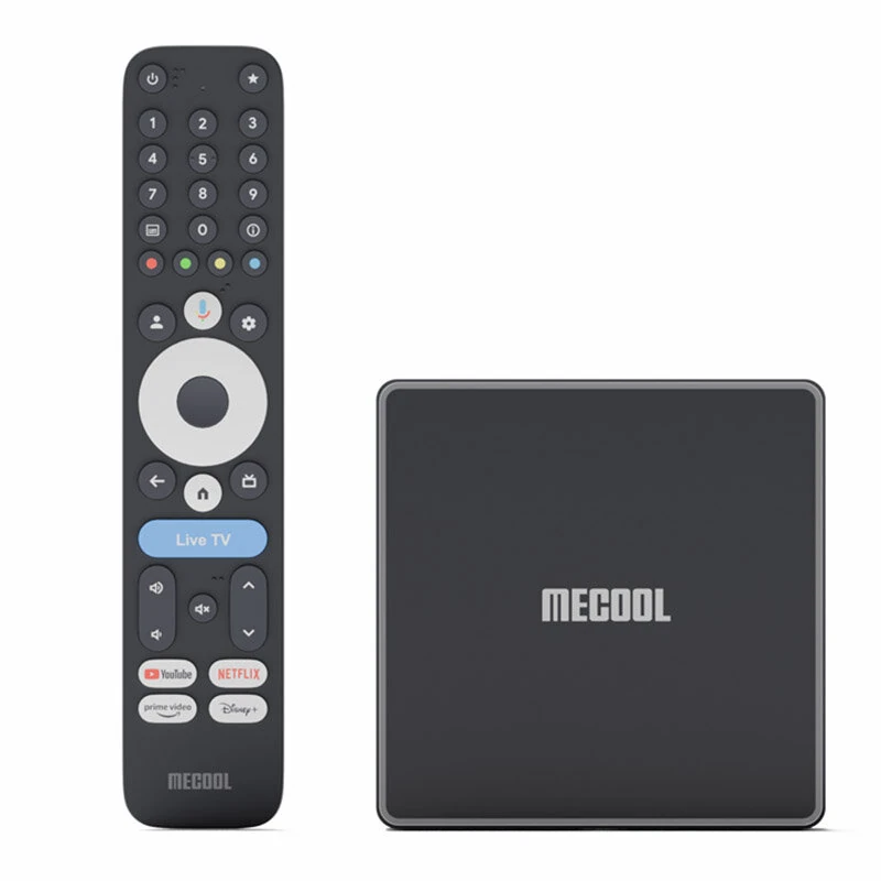 MECOOL MEon1 4K GTV S905X5M Android 14 TV Box 2GB 32GB WiFi6 Bluetooth 5.2 4K HDR Dolby Atmos Google Assistant Streaming Media Player — view 3