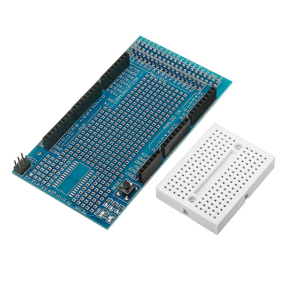 Mega2560 1280 Protoshield V3 Expansion Board With Breadboard Geekcreit for Ardui — Mega2560