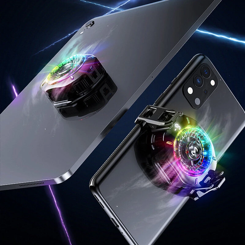 MEMO CX10 Magnetic Phone Cooler Semiconductor Cooling AI Temp Control RGB Lights Digital Display Gaming Radiator — view 4